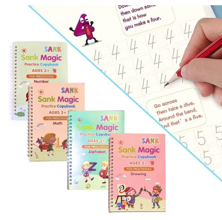 Kit Libros de caligrafia X 4