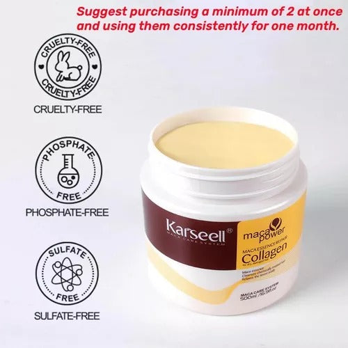 Karseell Mascarilla capilar con colágeno
