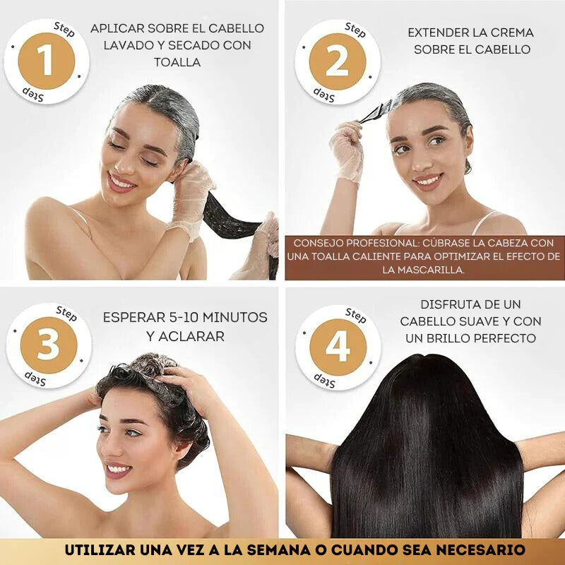 Karseell Mascarilla capilar con colágeno
