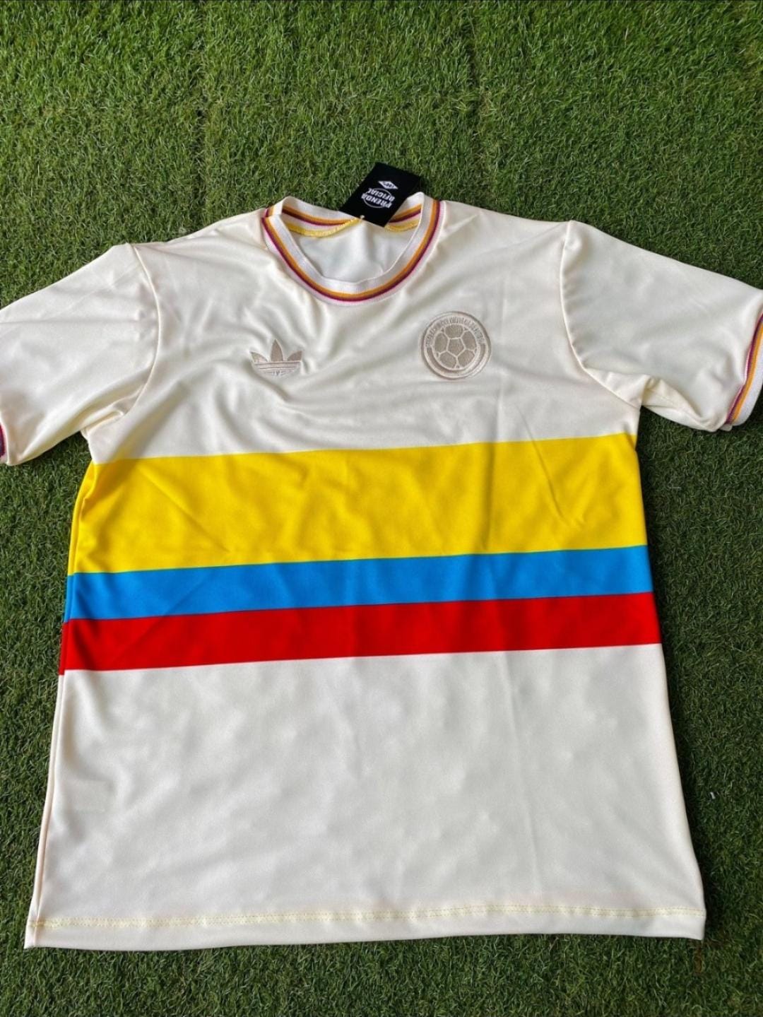Camiseta Selección Colombia 2024~2025 Blanca Bicentenario
