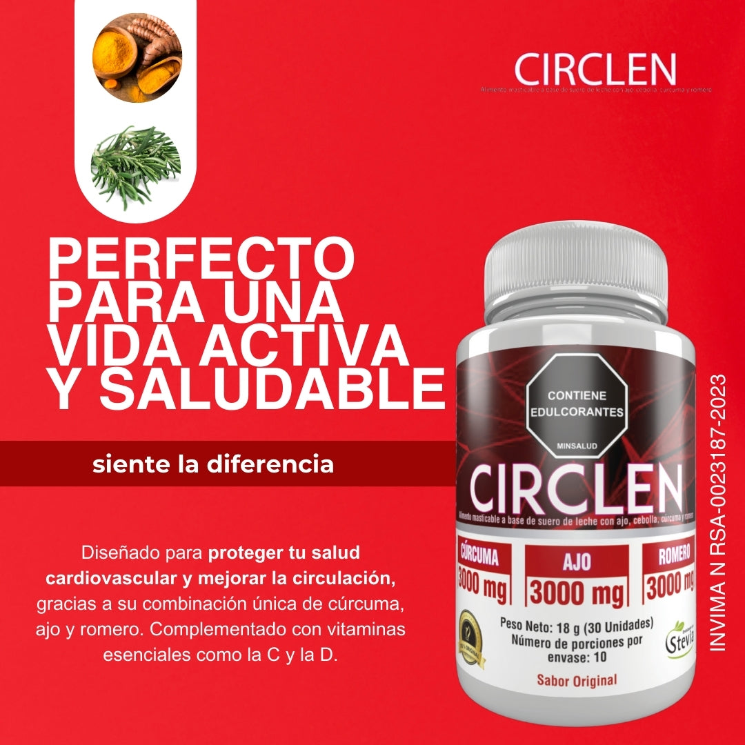 CIRCLEN - mejorar la circulación sanguínea y el bienestar cardiovascular